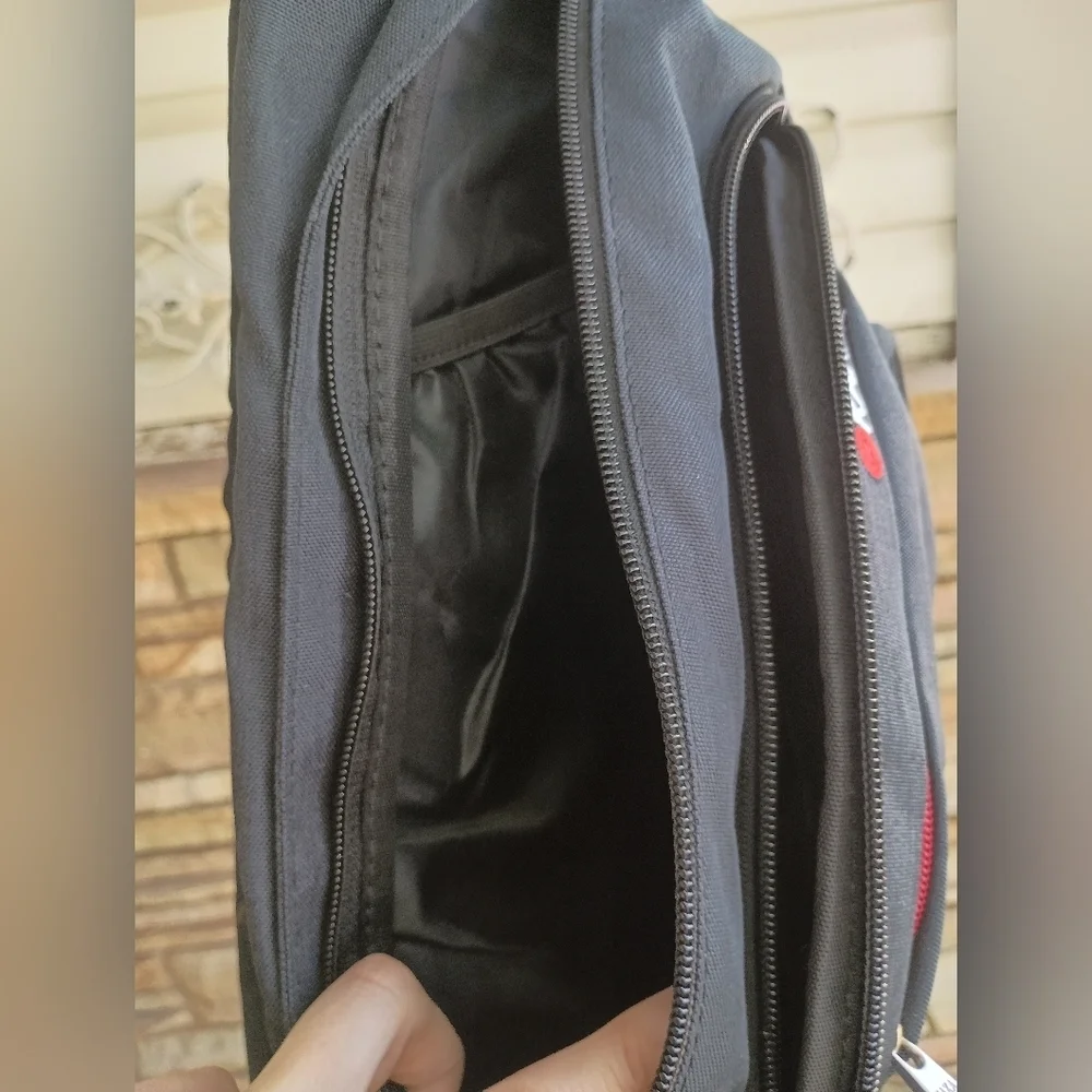 KAKA RFID Sling Bag Crossbody Backpack Shoulder Bag Black